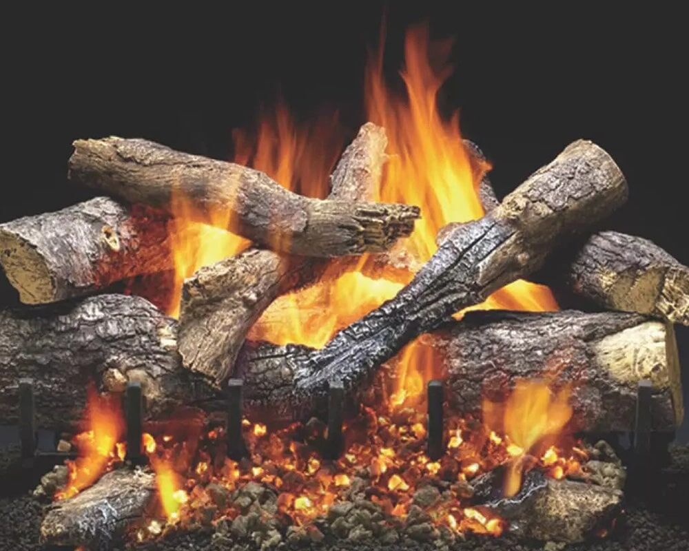 Heat & Glo® Outdoor Fireside Grand Oak Gas Log Set - Koval